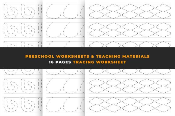 Download Preschool Worksheets &amp; Tracing Shapes - Premium Resources