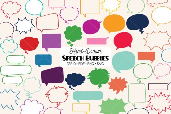 Download Color Speech Bubble | Comic, Think Cloud - Comic Collection